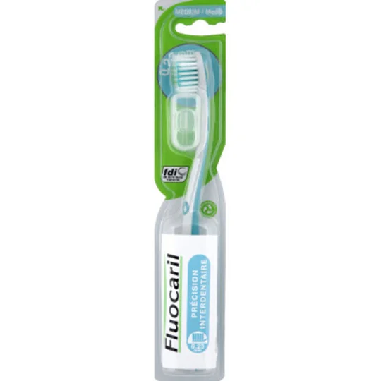 Brosse à dents précision interdentaire médium - vert