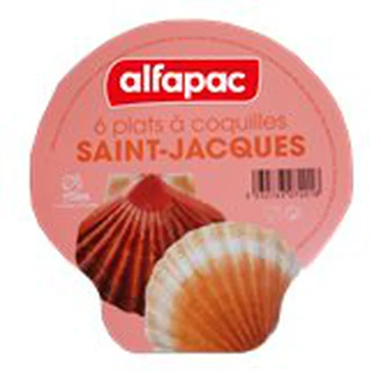 Plat à coquilles A coquilles Saint-Jacques
