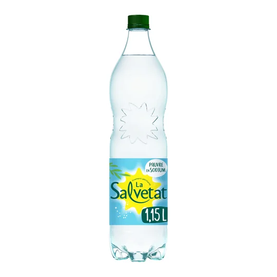 Eau gazeuse minérale pauvre en sodium