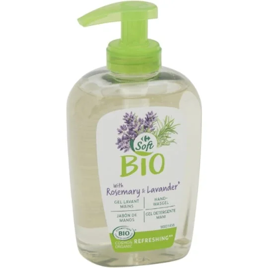 Gel lavant mains bio romarin lavande