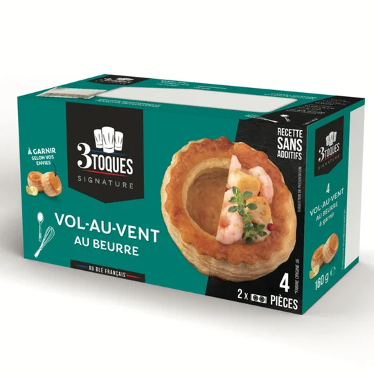 Vol-au-Vent Gourmet beurre - x4