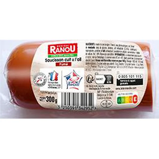 Saucisson cuit à l'ail fumé