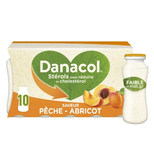 Yaourt à boire pêche abricot 0% MG