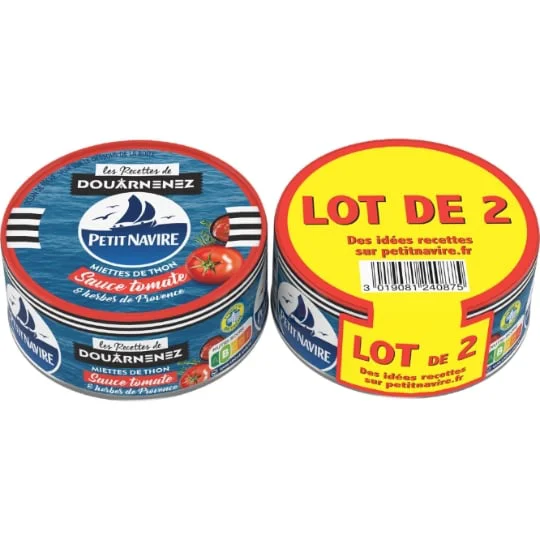 Thon miettes tomate et herbes de provence