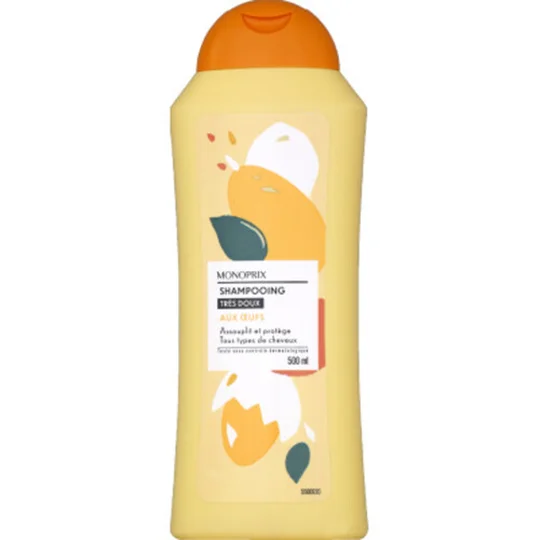 Shampooing très doux aux oeufs