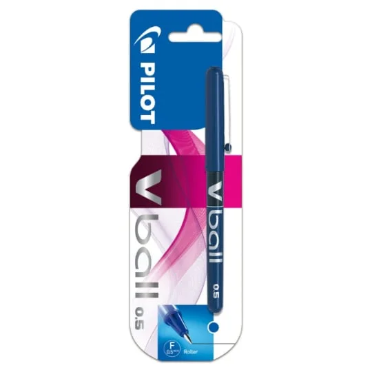 Stylo Vball Bleu - Ecriture fine - 0.5