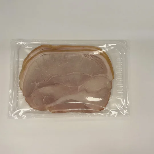 Jambon cuit supérieur fumé avec couenne