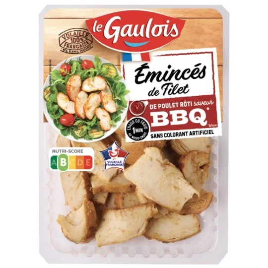 Emincé filet de poulet au barbecue