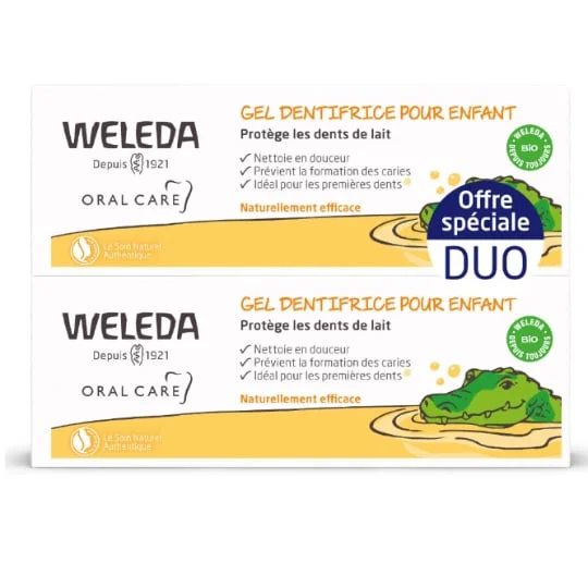 Gel dentifrice enfant