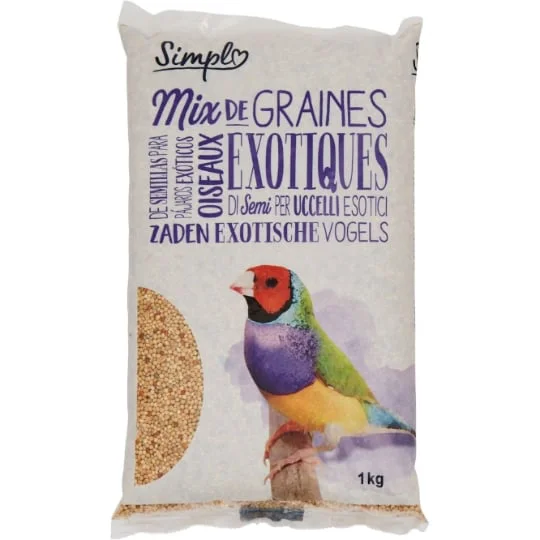 Graines pour oiseaux exotiques