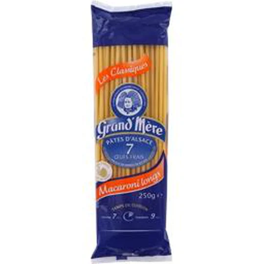 Les Classiques - Pâtes d'Alsace Macaroni longs oeufs frais
