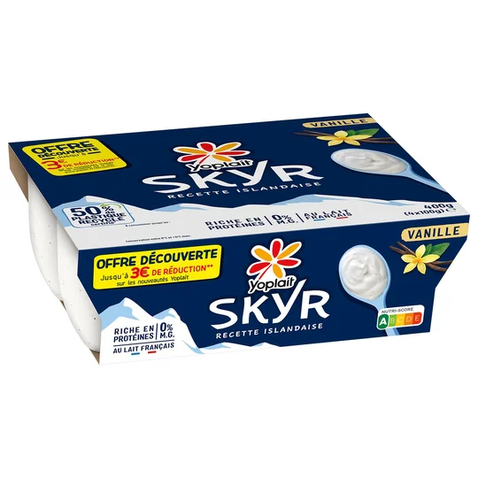 Skyr à la vanille 0% recette islandaise