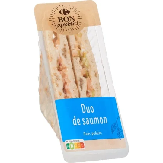 Sandwich duo de saumon