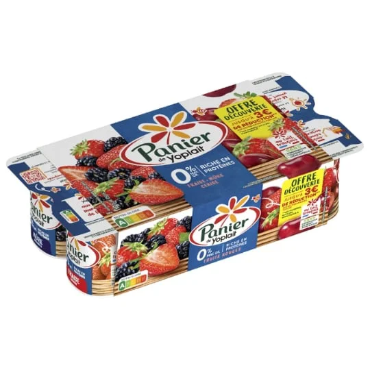 Yaourts - Avec morceaux de fruits - Riche ...
