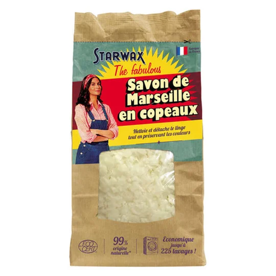 Savon de marseille en copeaux