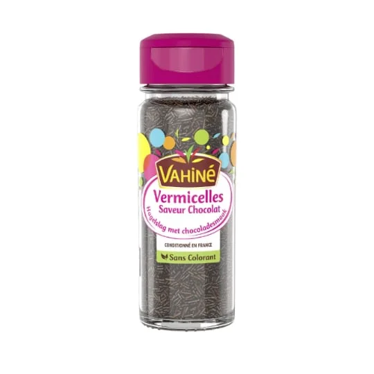 Décoration alimentaire Vermicelles Saveur Chocolat