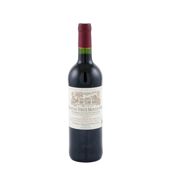Vin rouge AOP Puisseguin-Saint-Emilion bio Château Vieux Moulin Noir