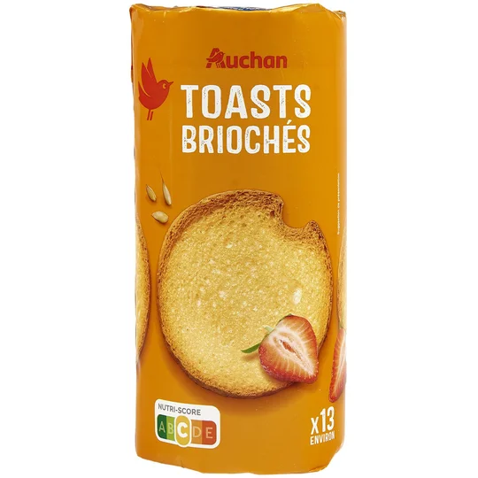 Toasts briochés nature