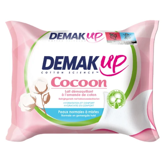 Lingettes démaquillantes Cocoon/peaux normales