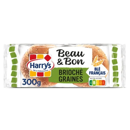 Pain burger brioche aux graines beau & bon