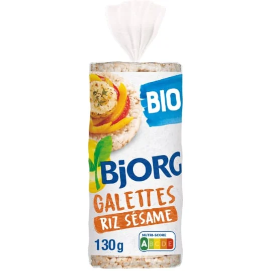 Galettes riz sésame bio