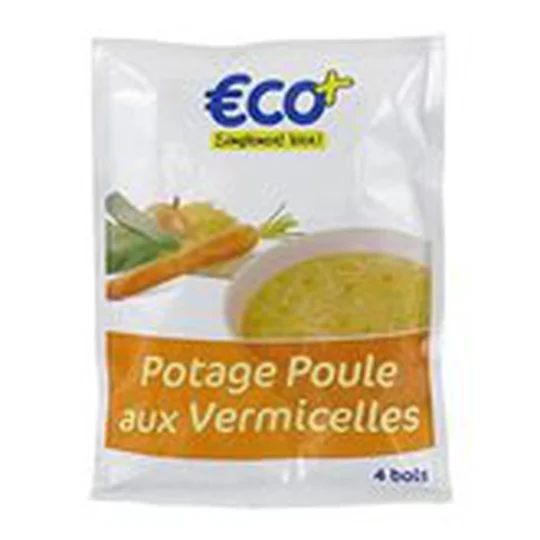 Potage poule aux vermicelles