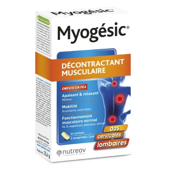 Complément Alimentaire Musculaire Décontractant Myogesic PHYTHEA