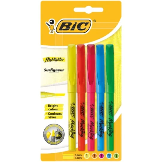 Surligneurs Brite liner Couleurs assortis