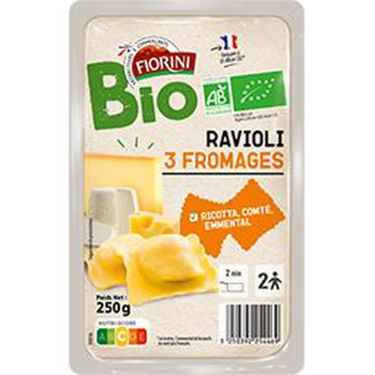 Ravioli 3 fromages BIO