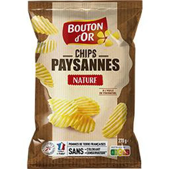 Chips paysannes nature