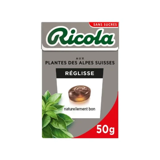 Bonbons réglisse s/sucres