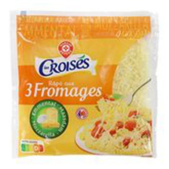 Râpé aux 3 fromages 27% MG