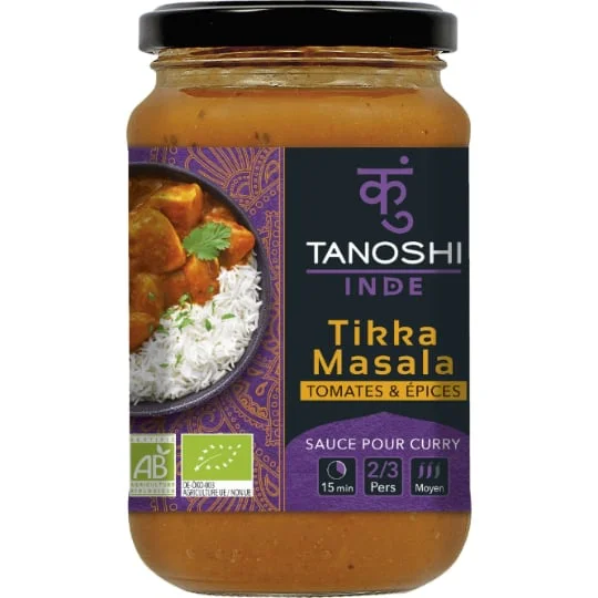 Sauce curry tikka masala Bio