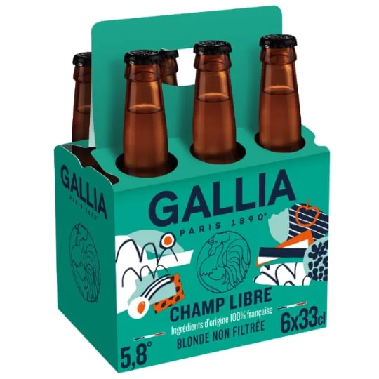 Bière blonde non-filtrée