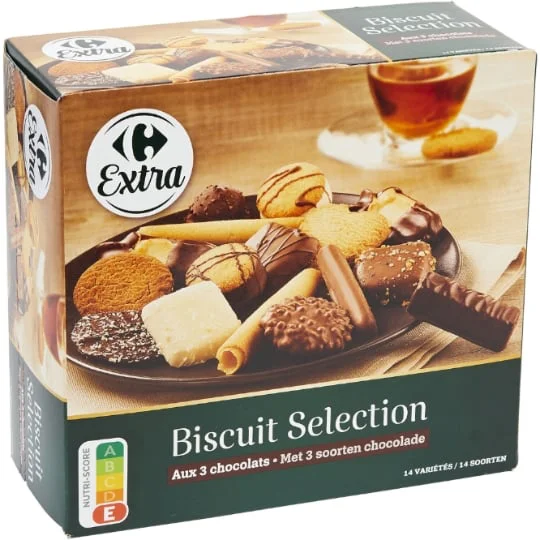 Biscuits 14 variétés 3 chocolats