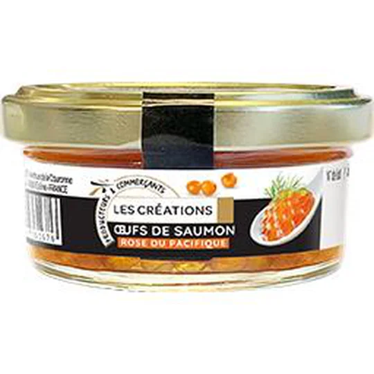 Oeufs de saumon rose du Pacifique