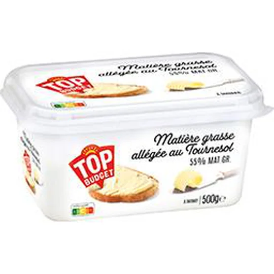 Matière grasse allégée au tournesol 55% MG à tartiner
