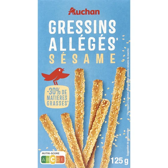 Gressins light au sésame