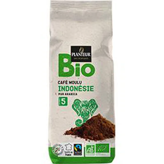 Café moulu Indonésie pur arabica BIO