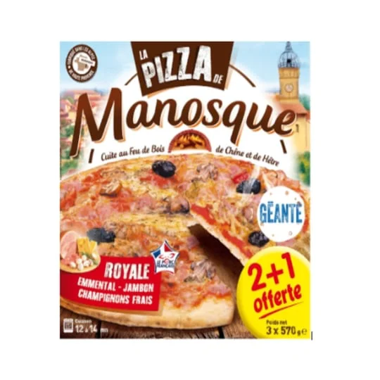 Pizza royale géante