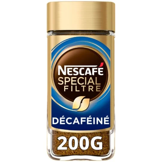 Café soluble décaféiné