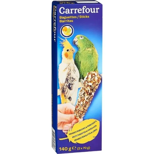 Baguettes pour grandes perruches & perroquets