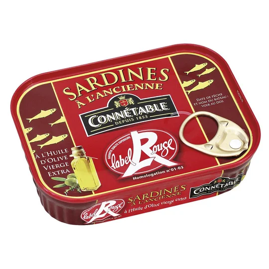 Sardines Huile d'olive label rouge