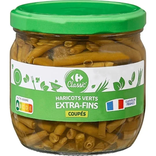 Haricots verts extra-fins coupés