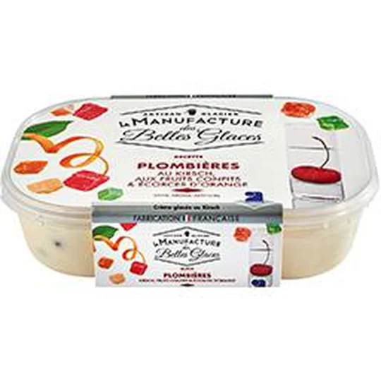 Crème glacée Plombières