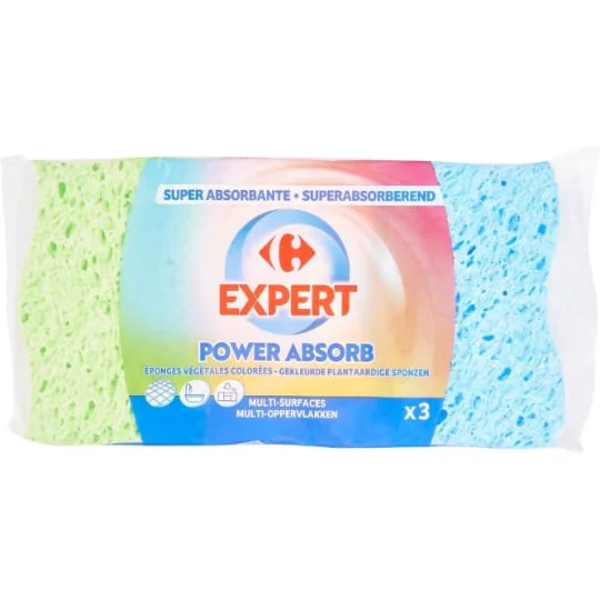 Eponge végétale végétales colorées