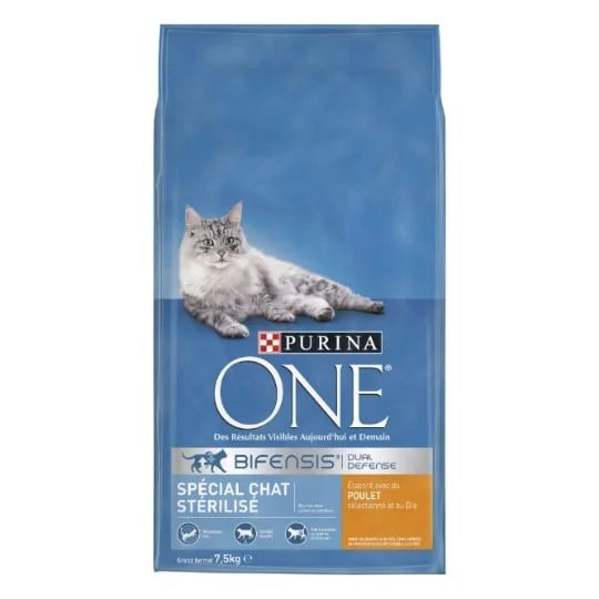 Croquettes pour chat stérilisé poulet