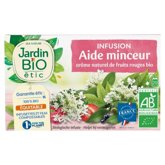 Infusion aide minceur fruits rouges Bio