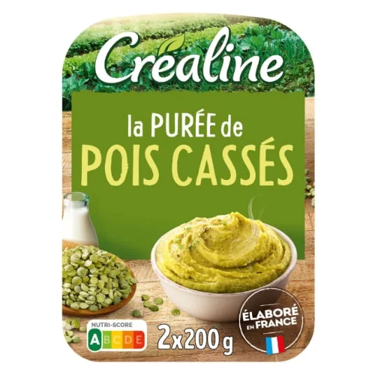 Purée fraîche de pois cassés