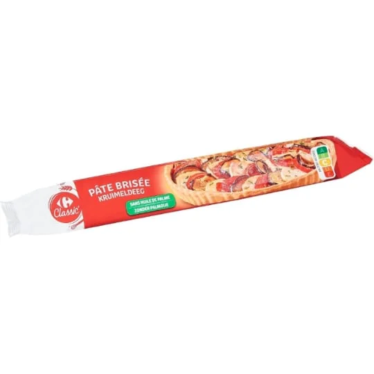 Pâte brisée sans huile de palme